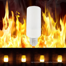 Flicker Emulation Christmas decor 85V-265V 3528SMD E27 LED Corn Dynamic Flame Effect Bombilla de fuego